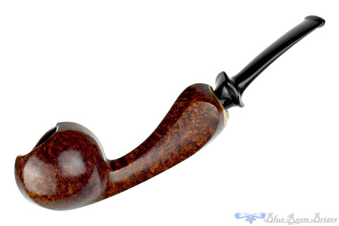 Bill Walther Pipe Bent Freehand with Plateaux and Brass