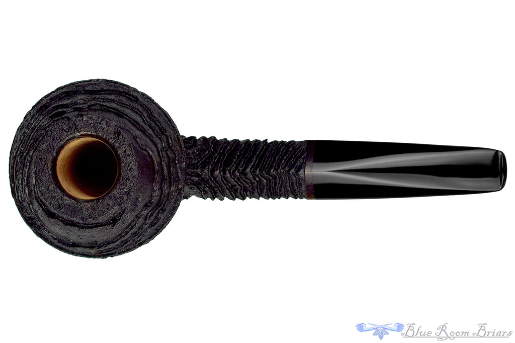 Blue Room Briars is proud to present this Chris Morgan Pipe (Titan Grade) Bent Sandblast Magnum Bulldog