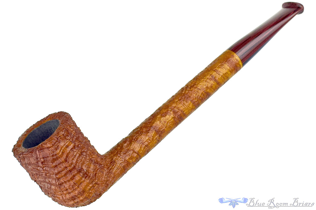 Blue Room Briars is proud to present this Bill Shalosky Pipe 697 Tan Blast Liverpool with Brindle
