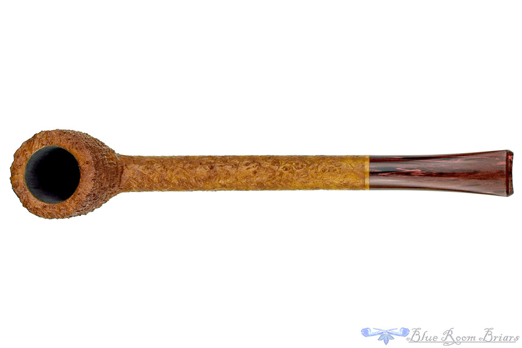 Blue Room Briars is proud to present this Bill Shalosky Pipe 697 Tan Blast Liverpool with Brindle