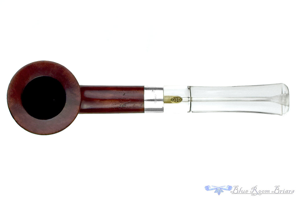 Blue Room Briar is proud to present this GBD Conquest New Standard 9558 (Pre-Cadogan) Dublin Poker with Silver and Perspex Estate Pipe