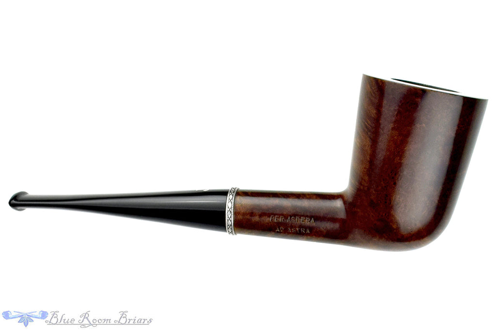 Blue Room Briars is proud to present this Ser Jacopo Compta Dublin with Silver UNSMOKED Estate Pipe
