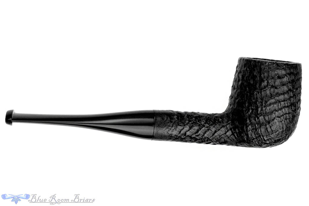 Blue Room Briars is proud to present this Tsuge CPCA Chicago (2005 Make) Contest Sandblast Billiard Sitter Estate Pipe with Tamper