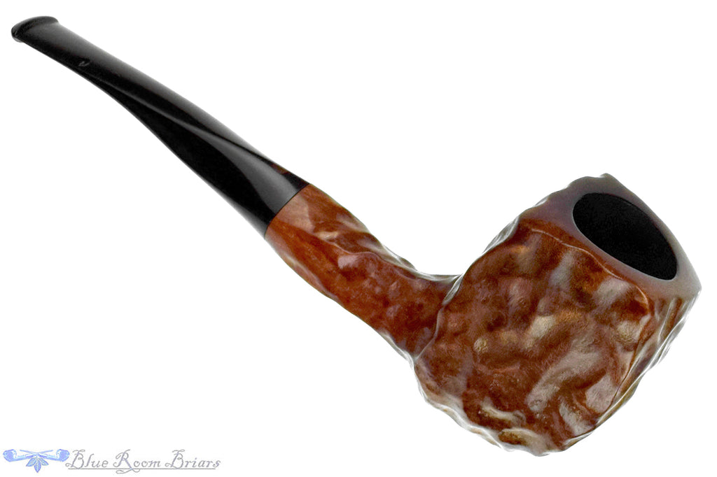 Blue Room Briars is proud to present this Ken Erikson 74 Carved Freehand with Twisted Shank Estate Pipe