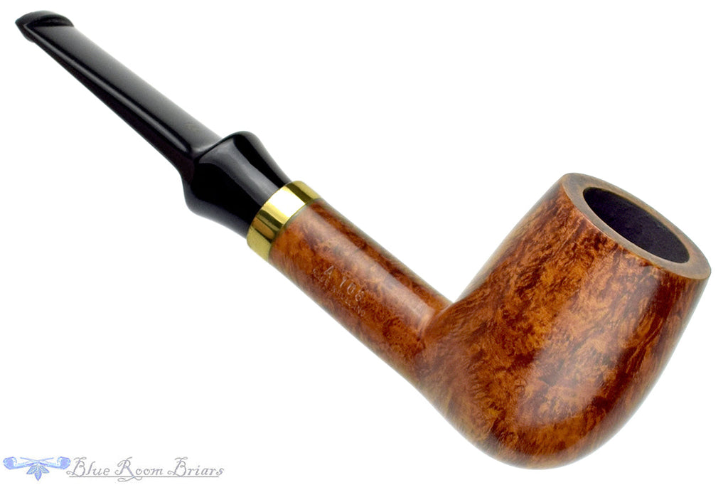 Blue Room Briars is proud to present this Hilson Goldline A 108 Billiard (9mm Filter) with Brass UNSMOKED Estate Pipe