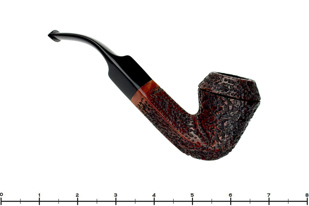 Blue Room Briars is proud to present this McCranie Adria Bent Rusticated Tall Bulldog Estate Pipe