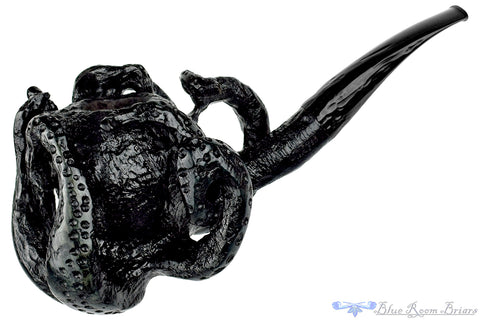 Chris Morgan Pipe Large Carved Ent Sitter