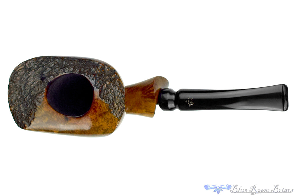 Blue Room Briars is proud to present this Ben Wade 100 Bent Freehand with Plateau Estate Pipe