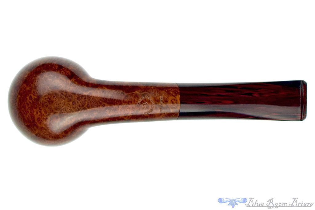 Blue Room Briars is proud to present this Bill Walther Pipe Bent Billiard Sitter with Brindle