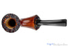 Blue Room Briars is proud to present this Bill Walther Pipe Bent Freehand with Plateaux and Brass