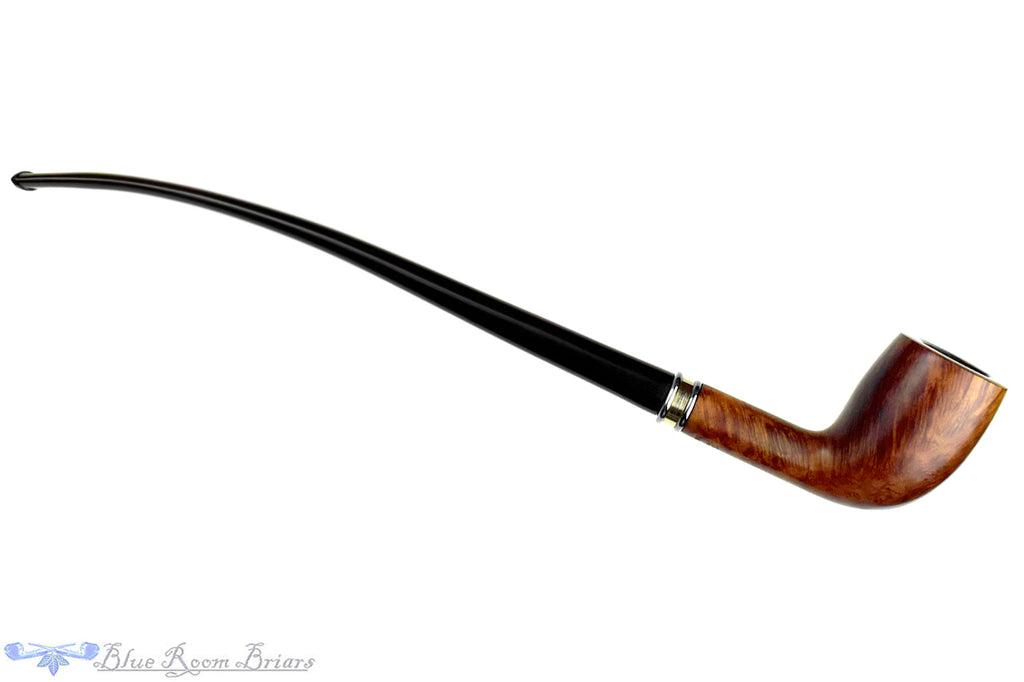 Blue Room Briars is proud to present this Stanwell Danish Design Hans Christian Andersen Churchwarden with Brass and Nickel Estate Pipe
