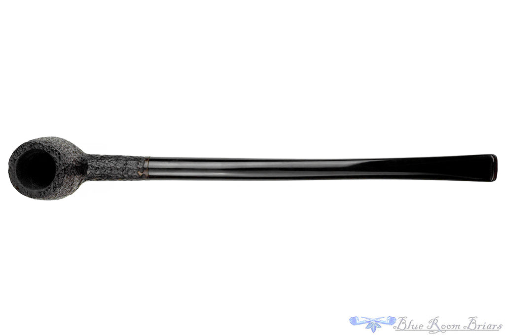 Blue Room Briars is proud to present this Savinelli Aged Briar 104 Rusticated Churchwarden Estate Pipe