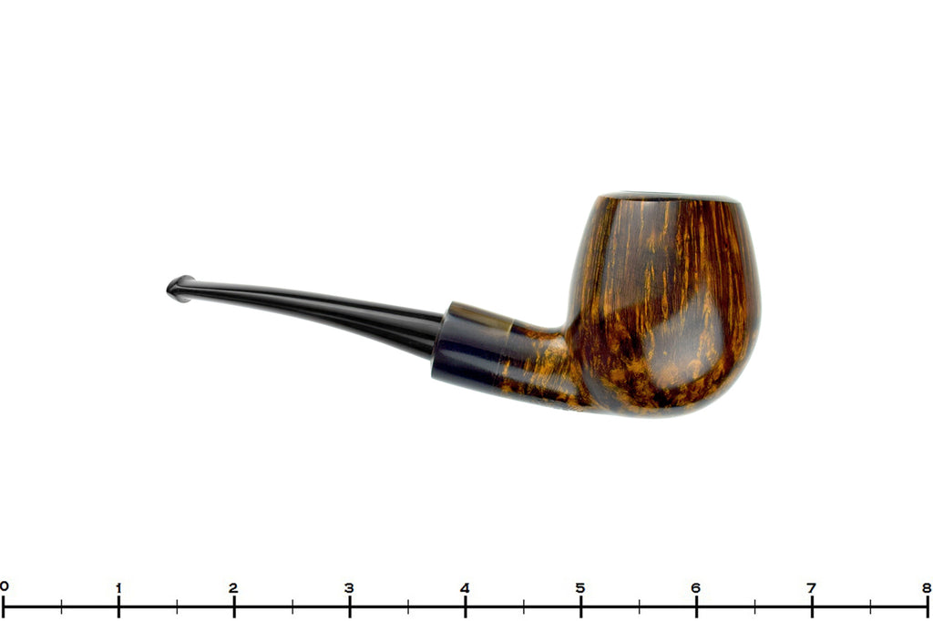 Blue Room Briars is proud to present this Erik Nielsen Pipe Grade B Contrast Bent Egg with Horn Ferrule