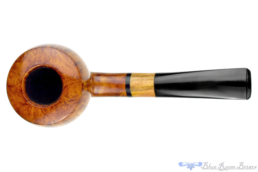 Blue Room Briars is proud to present this Erik Nielsen Pipe Grade B Bent Pear with Wood