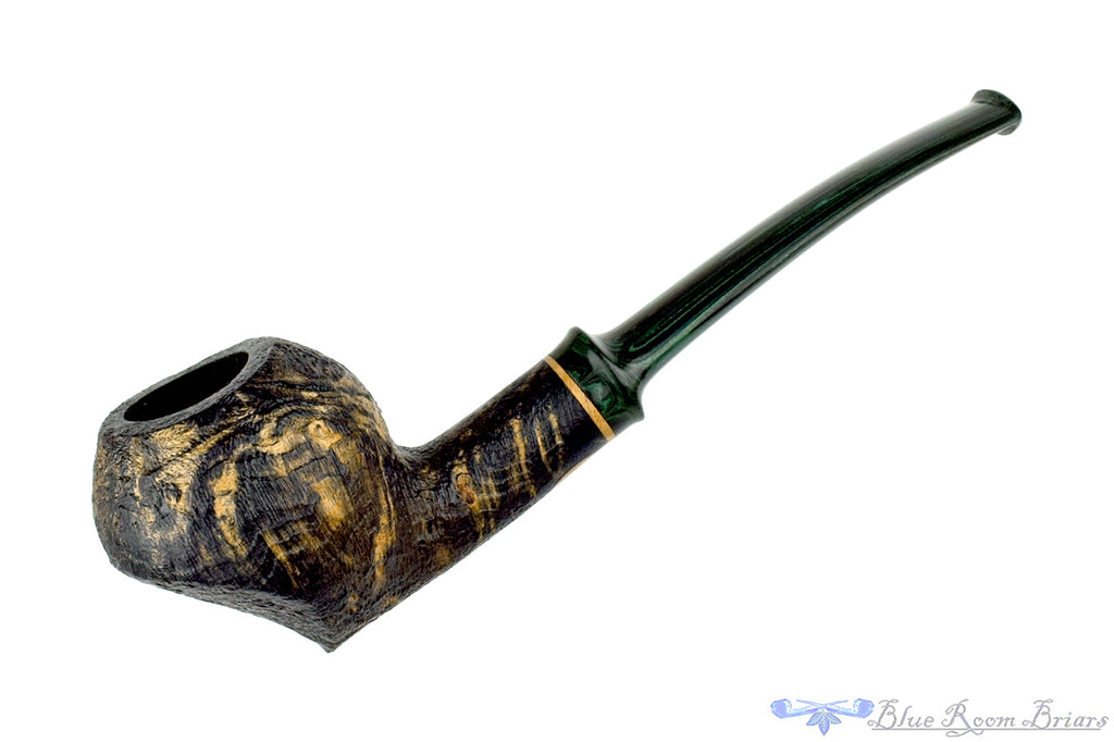 Sean Reum Pipe Bent High-Contrast Blast Acorn with Green Brindle