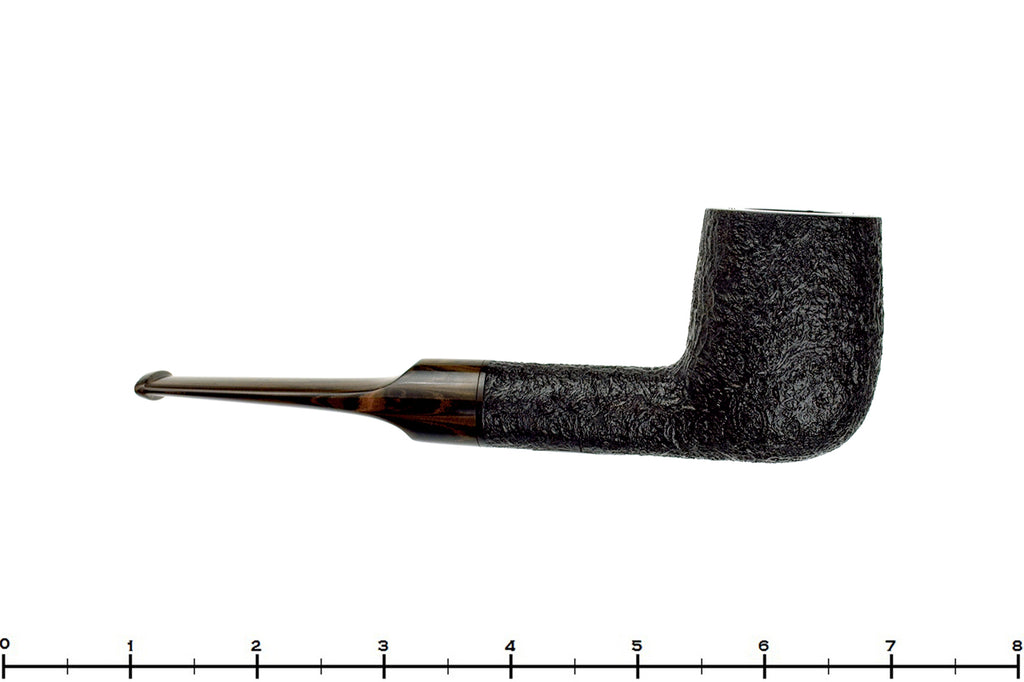 Blue Room Briars is proud to present this Jerry Crawford Pipe Black Blast Billiard with Brindle