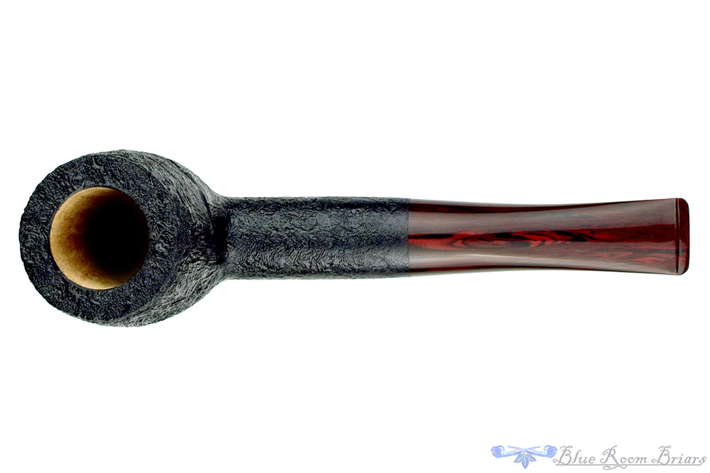 Blue Room Briars is proud to present this Vollmer & Nilsson Pipe Black Blast Billiard with Brindle
