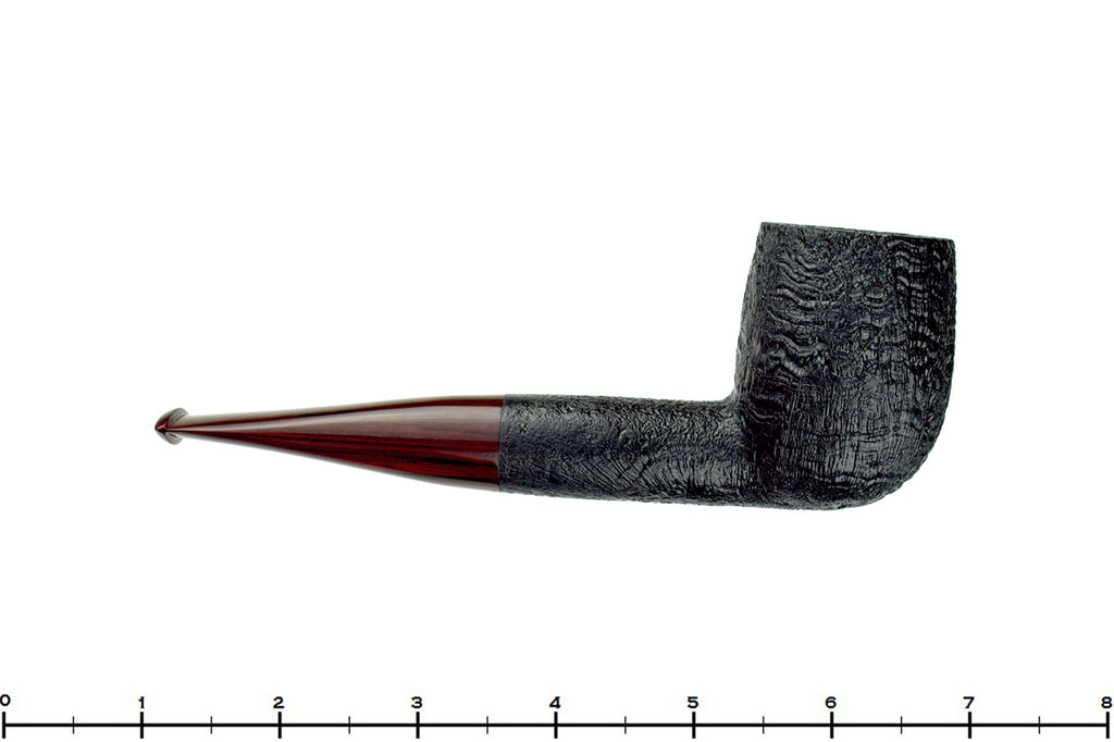 Blue Room Briars is proud to present this Vollmer & Nilsson Pipe Black Blast Billiard with Brindle