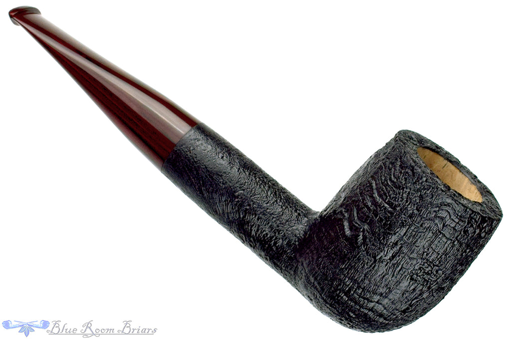 Blue Room Briars is proud to present this Vollmer & Nilsson Pipe Black Blast Billiard with Brindle