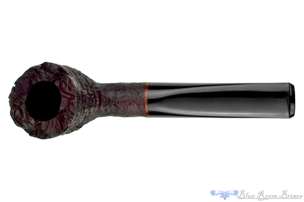 Blue Room Briars is proud to present this Nathan Rose Pipe Sandblast Tipsy Billiard with Plateau