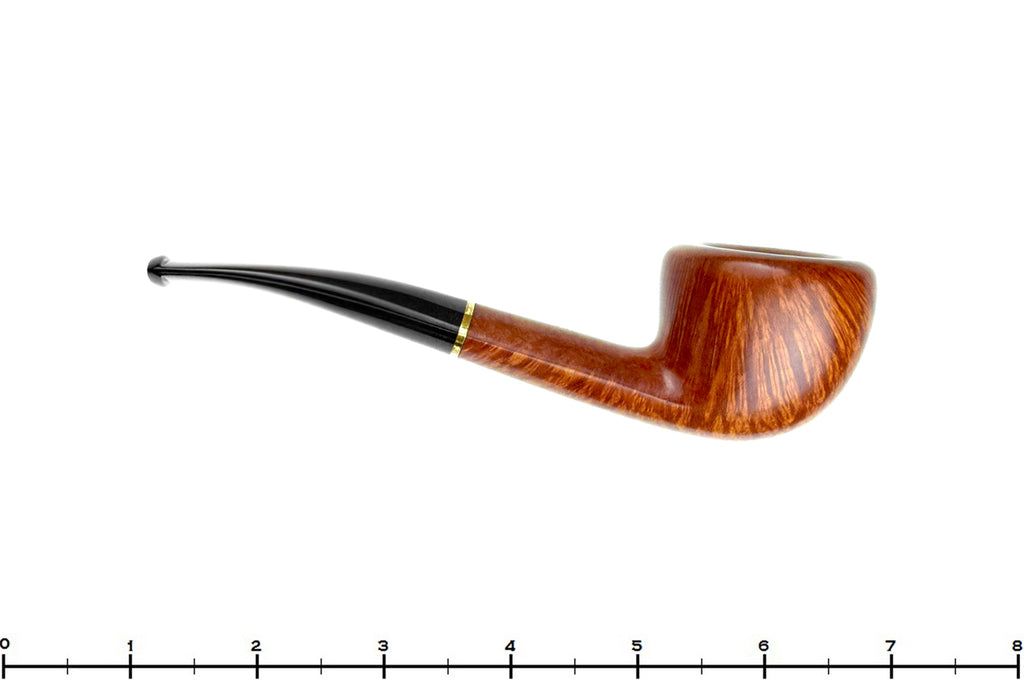 Blue Room Briars is proud to present this Savinelli Chiara 316 KS Bent Scoop Dublin (6mm Filter) with Brass Estate Pipe
