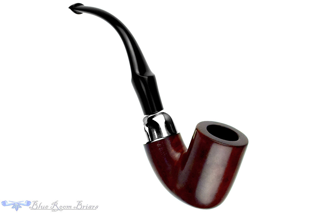 Blue Room Briar is proud to present this Peterson System Standard 309 Bent Billiard with Nickel and P-Lip Estate Pipe