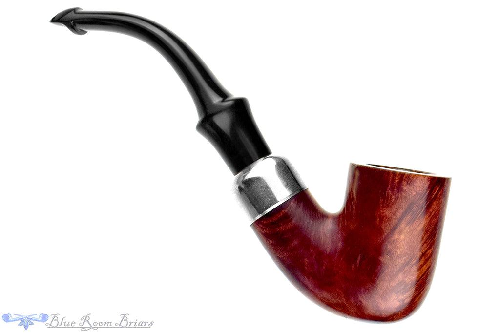 Peterson System Standard 313 Bent Billiard with Nickel and P-Lip Estate Pipe