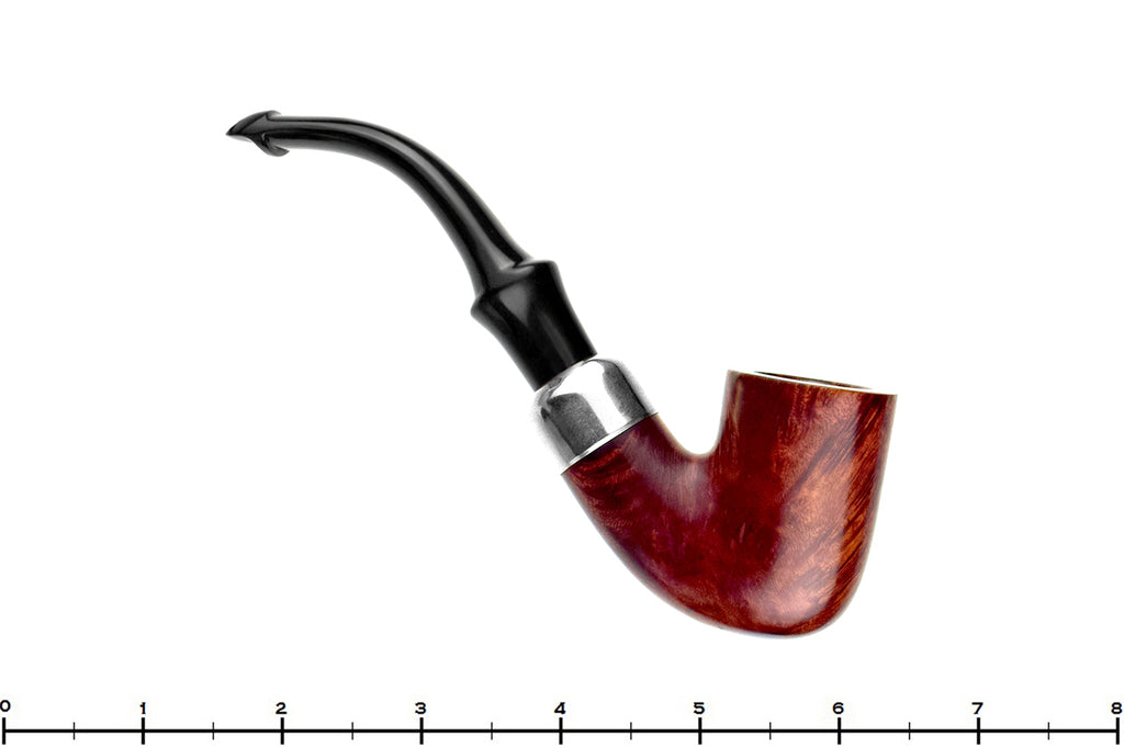 Peterson System Standard 313 Bent Billiard with Nickel and P-Lip Estate Pipe