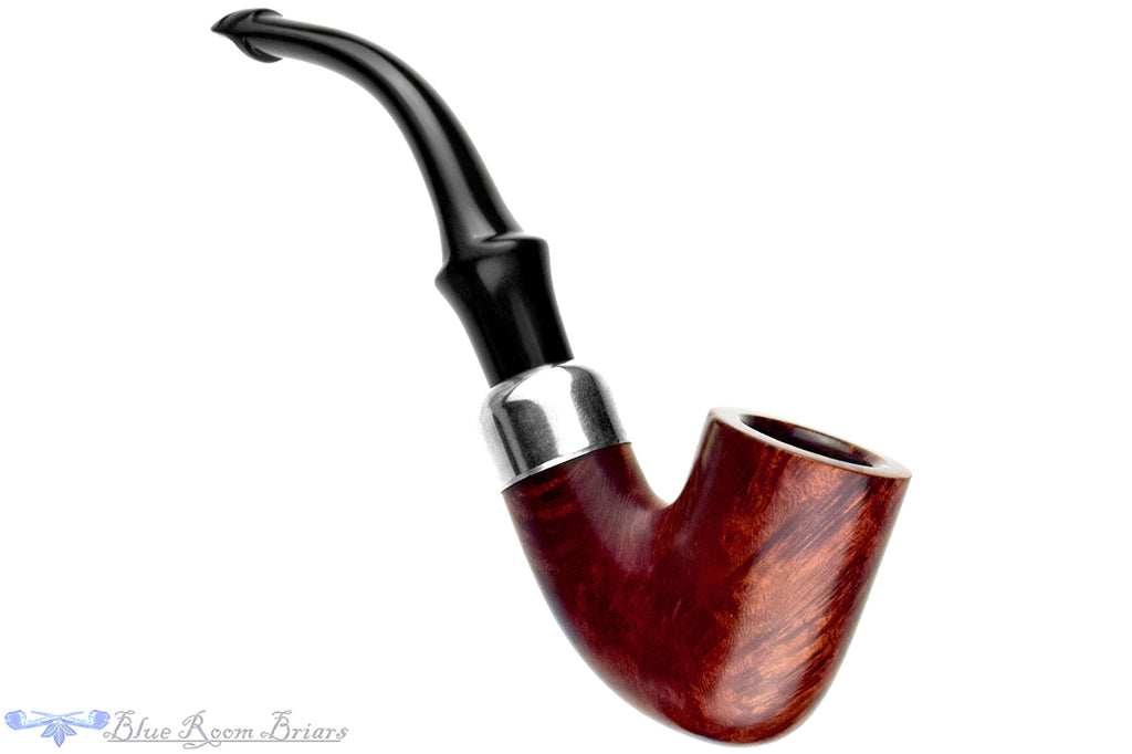 Peterson System Standard 313 Bent Billiard with Nickel and P-Lip Estate Pipe