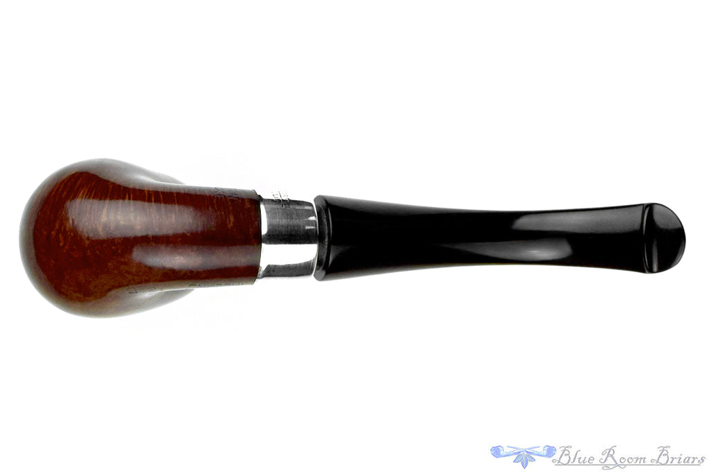 Blue Room Briars is proud to present this Peterson DeLuxe 12½B (Pre-Republic) Bent Billiard with Silver and P-Lip Estate Pipe