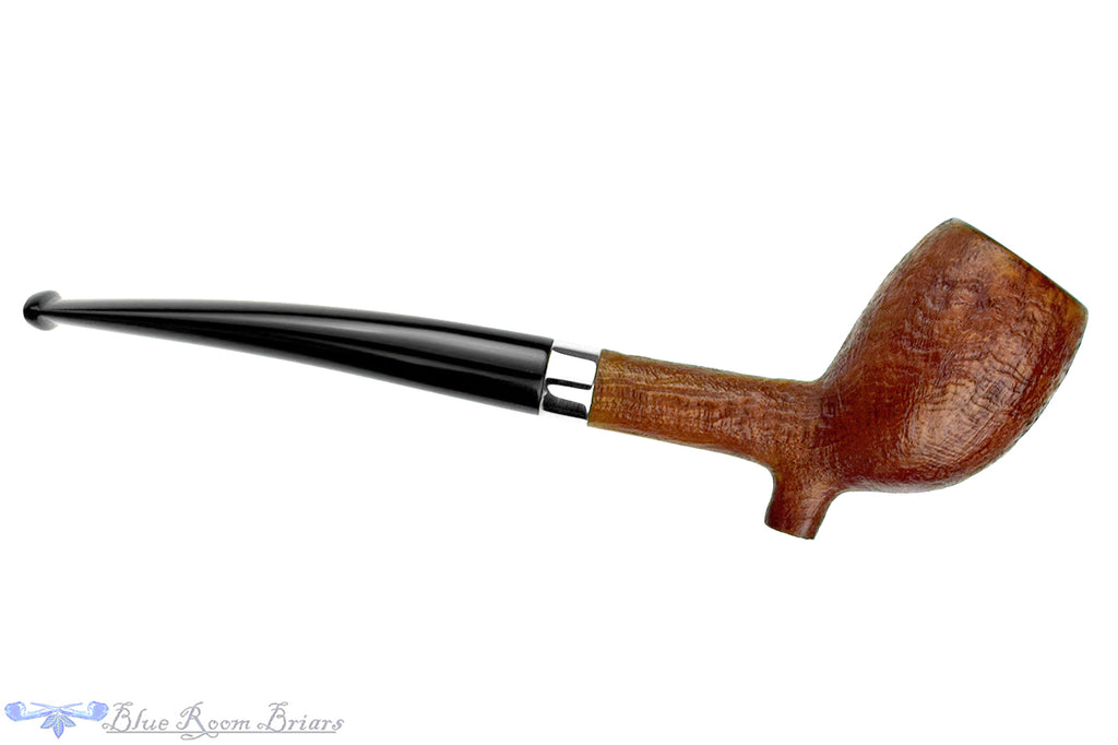 Blue Room Briars is proud to present this Jan Pietenpauw Sandblast Cutty with Nickel Estate Pipe