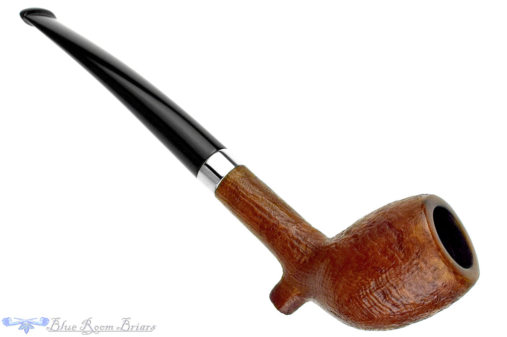 Blue Room Briars is proud to present this Jan Pietenpauw Sandblast Cutty with Nickel Estate Pipe