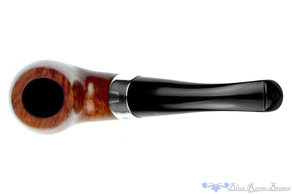 Blue Room Briars is proud to present this Peterson Aran XL90 Bent Billiard with Nickel and P-Lip Estate Pipe