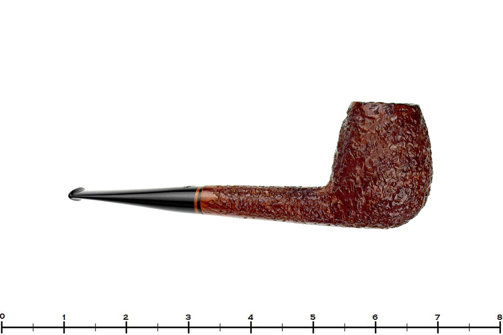 Blue Room Briars is proud to present this Ascorti Business KS Rusticated Oval Shank Billiard Estate Pipe with Replacement Tenon