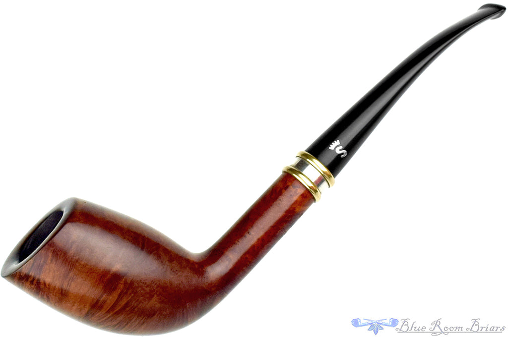 Stanwell Hans Christian Andsersen Belge with Brass and Silver Estate Pipe