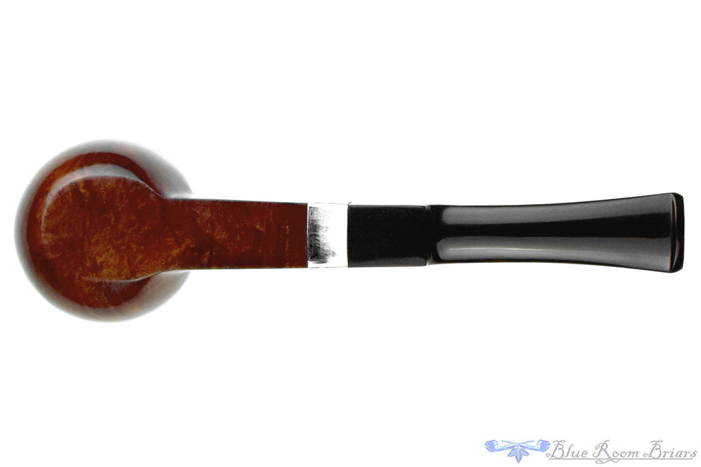 Blue Room Briars is proud to present this BBB Own Make 695 Square Shank Pot Sitter with Silver Estate Pipe