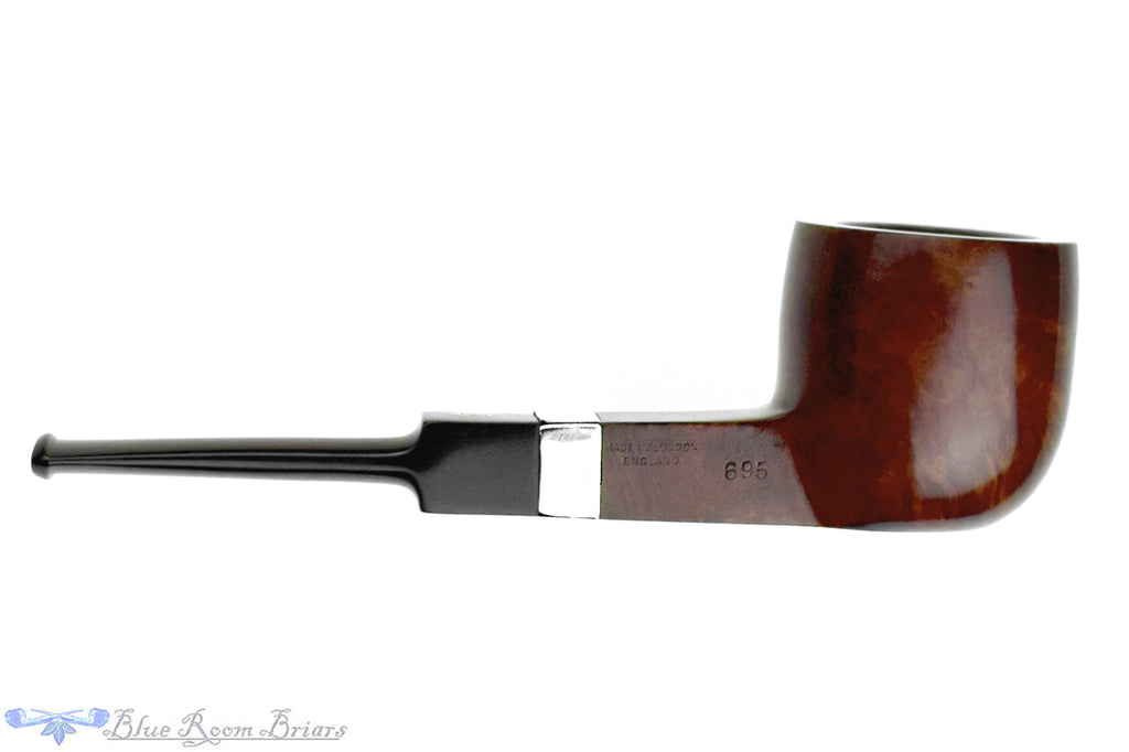 Blue Room Briars is proud to present this BBB Own Make 695 Square Shank Pot Sitter with Silver Estate Pipe