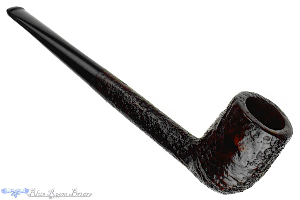 Blue Room Briars is proud to present this Sasieni Windsor 2 Sandblast Long Shank Billiard Sitter Estate Pipe with Replacement Stem
