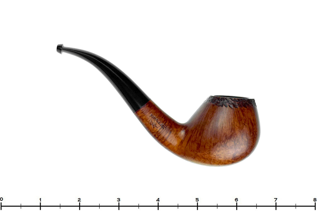 Blue Room Briars is proud to present this The Briar Workshop (Elliott Nachwalter and Jorg Jemelka) 11 Bent Partial Rusticated Egg Estate Pipe with BRB Replacement Stem