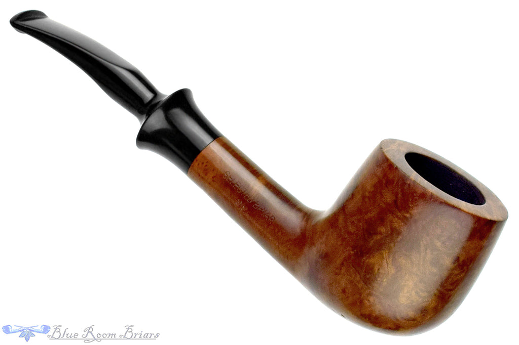 Blue Room Briars is proud to present this Stanwell Selected Briar 99 (Reg. Era) Bent Pot Estate Pipe