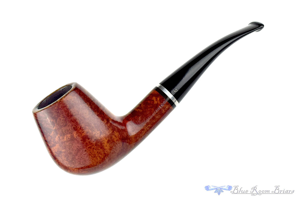 Georg Jensen 304 (1995 Make) Bent Brandy with Nickel Estate Pipe