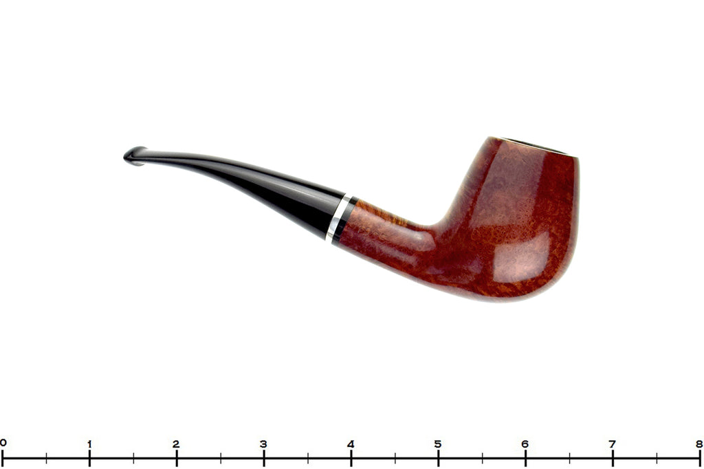 Georg Jensen 304 (1995 Make) Bent Brandy with Nickel Estate Pipe