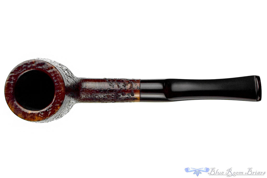 Blue Room Briar is proud to present this Orlik London Made Sandblast Billiard Estate pipe