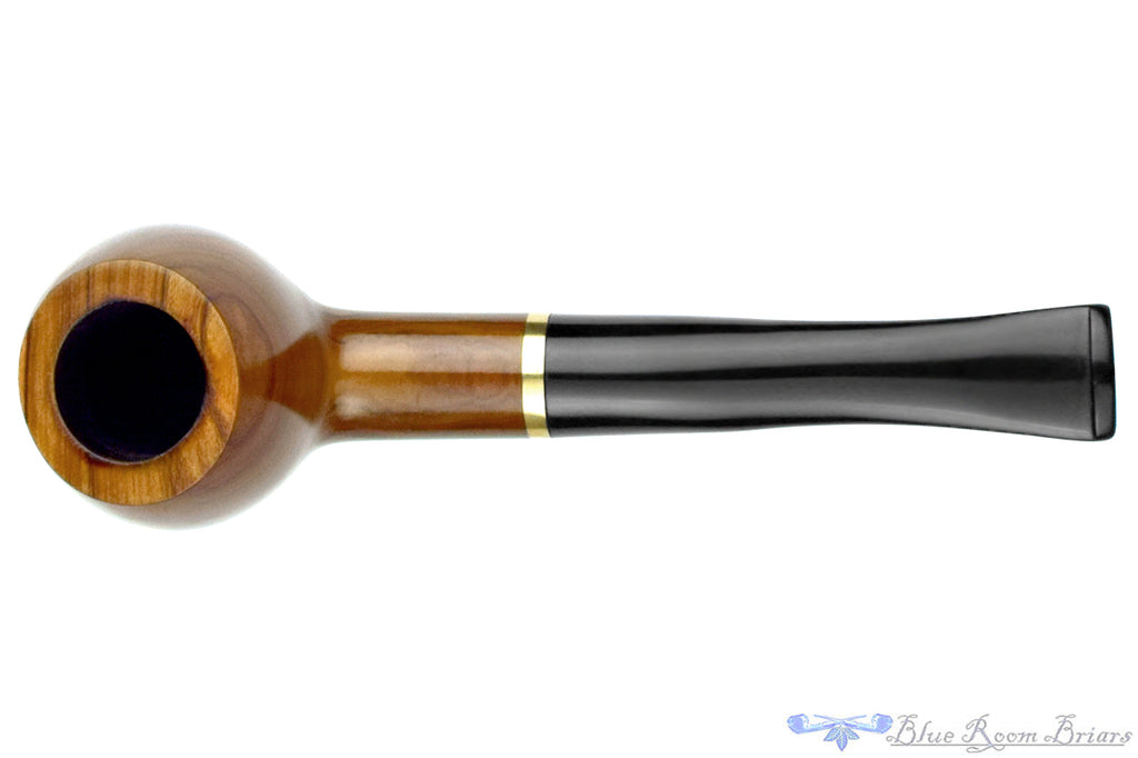 Blue Room Briar is proud to present this Olivewood Apple with Brass Estate Pipe
