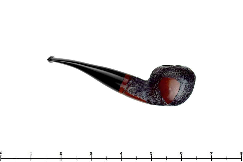 Blue Room Briars is proud to present this Old Briar Partial Rusticated Bent Bullmoose Estate Pipe