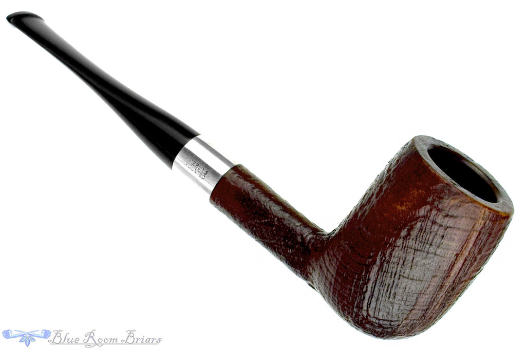 Blue Room Briar is proud to present this Savinelli Silver 702 Sandblast Billiard Estate Pipe
