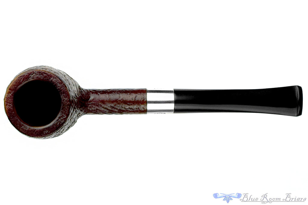 Blue Room Briar is proud to present this Savinelli Silver 702 Sandblast Billiard Estate Pipe