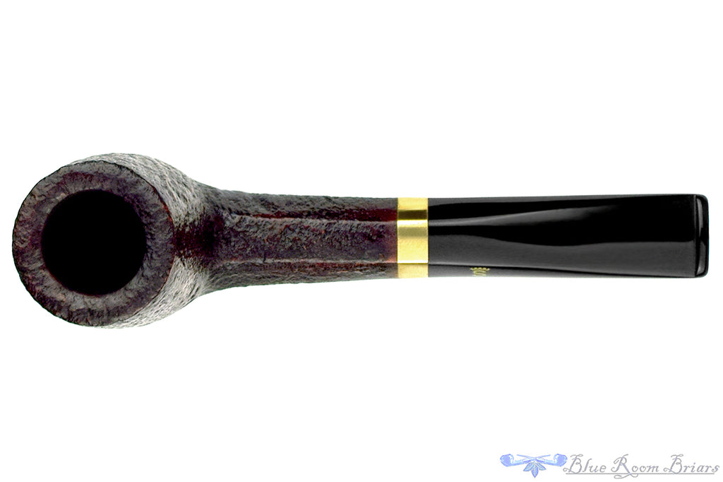 Blue Room Briars is proud to present this Stanwell DM (2007 Make) Sandblast Billiard with Hexagonal Shank and Brass Estate Pipe