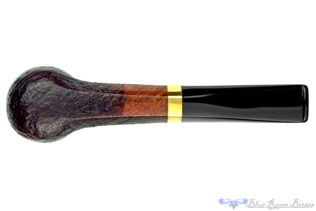 Blue Room Briars is proud to present this Stanwell DM (2007 Make) Sandblast Billiard with Hexagonal Shank and Brass Estate Pipe