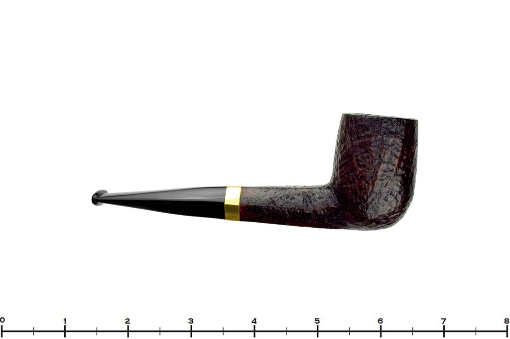 Blue Room Briars is proud to present this Stanwell DM (2007 Make) Sandblast Billiard with Hexagonal Shank and Brass Estate Pipe